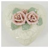 * Floral Porcelain Container - Very Cool