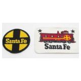 Vintage Sante Fe Railroad Patches (2)