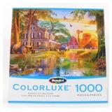 Jigsaw Puzzle ï¿½Sunset at the Farmï¿½, 1000 pieces