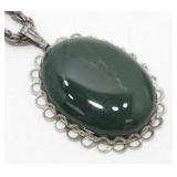Vintage Malachite Necklace - 30ï¿½ Long