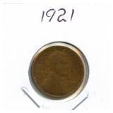 1921 Lincoln Wheat Cent