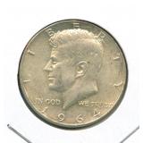 1964 Kennedy Silver Half Dollar