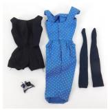 Vintage 1960 Barbie Doll Black Romper, 1962