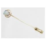Vintage 12K Gold Filled and Opal Stick Pin