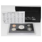 1993-S United States Mint Silver Proof Set - 90%