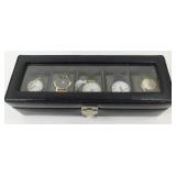 5 Watches in Case