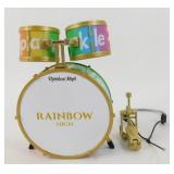 Rainbow High Doll Drumset and Headphones