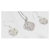 Sterling Silver Jerusalem 18ï¿½ Necklace with