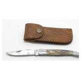New Damascus Blade Folding Pocket Knife with