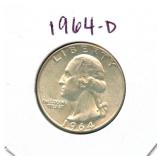 1964 Washington Silver Quarter