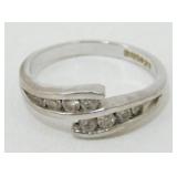 Sterling Silver CZ Ring - 3.08 grams Total