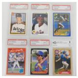 Group of 6 Graded Star Rookie Baseball Cards