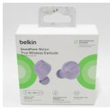 NIB Belkin Purple Wireless Earbuds