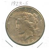 1923-S Peace Silver Dollar