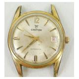 Vintage Croton Gold Tone Menï¿½s Automatic Watch