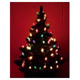 ** Vintage Ceramic Christmas Trees