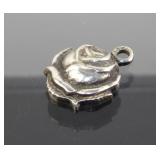 Sterling Silver Saint Therese of Lisieux Rose