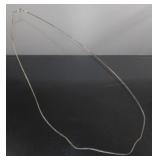 19" Figure 8 Link Chain 925 Italy Silver Necklace