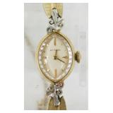 Wittnauer Ladies Wristwatch - 10k Gold Bezel,