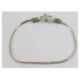 Sterling Silver 925 Bracelet - Bali Inspired,