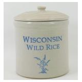 * Red Wing Wisconsin Wild Rice Jar with Lid