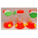 * 3 New Humming Bird Feeders