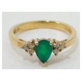 Gold over Sterling Silver Ring - 2.37 grams Total