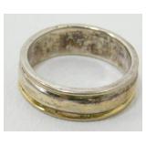 Sterling Silver 6mm Band - 4.6 grams Total