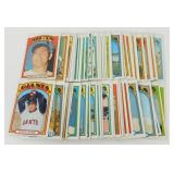 75 Vintage 1972 Topps Baseball Cards including