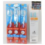 3 New Colgate SlimSoft Toothbrushes plus 2 New