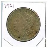 1921 Morgan Silver Dollar