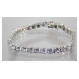 7-1/2" 925 FAS Sterling Silver Tennis Bracelet