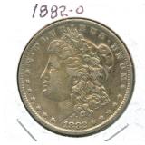 1882-O Morgan Silver Dollar