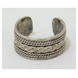 Sterling Silver Adjustable Ring - 5.37 grams