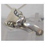 Panther Sterling Silver Ring - Size 6, Marked