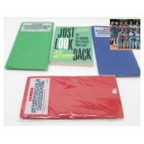 3 Jumbo Stretchable Book Covers & Just Look Back