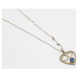 10k Gold Chain w/ Heart Pendant