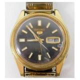 Vintage Seiko "5" 21-Jewel Automatic Wristwatch -