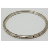 Sterling Silver Bangle Bracelet - 14.55 grams