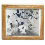 * Framed Picture - Roy Campanella & Billy Martin