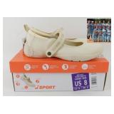 New J Sport Melody Cream Mary Jane Comfort Shoes