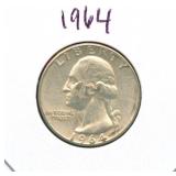 1964 Washington Silver Quarter