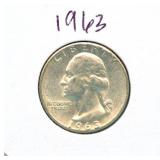 1963 Washington Silver Quarter