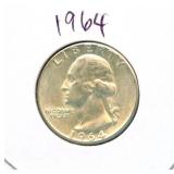 1964 Washington Silver Quarter