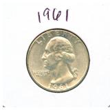 1961 Washington Silver Quarter