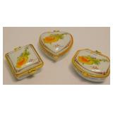 * Porcelain Trinket Boxes from Cyprus