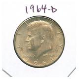 1964-D Kennedy Silver Half Dollar