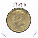 1964-D Kennedy Silver Half Dollar