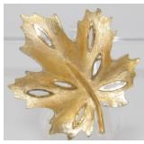 Vintage BSK Maple Leaf Brooch