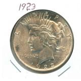 1923 Peace Silver Dollar